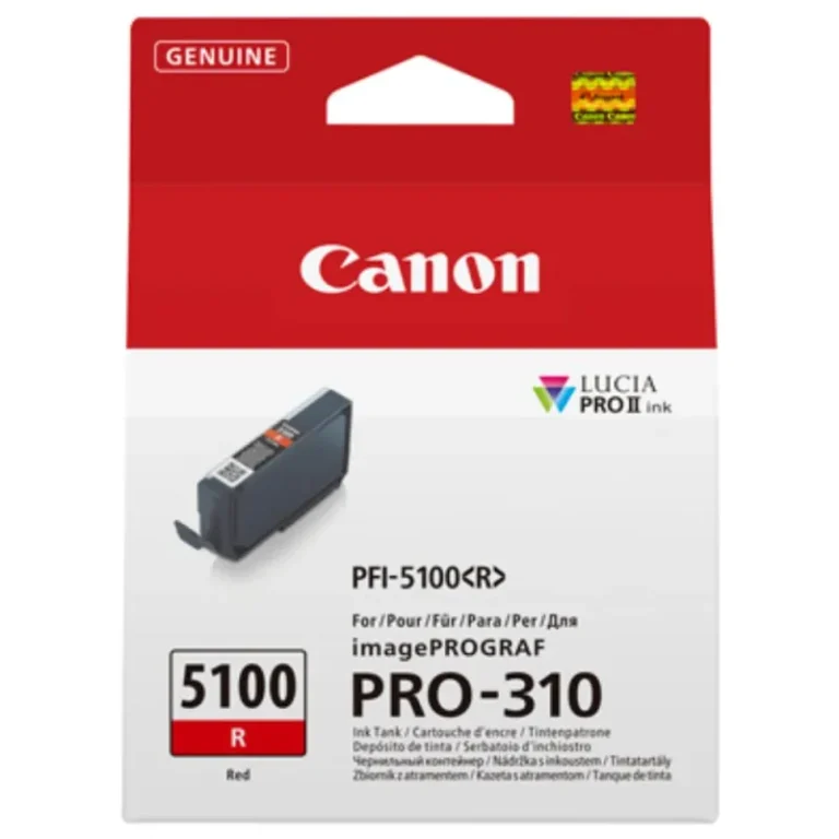 Γνήσιο μελάνι Canon PFI-5100 Red (6958C001)