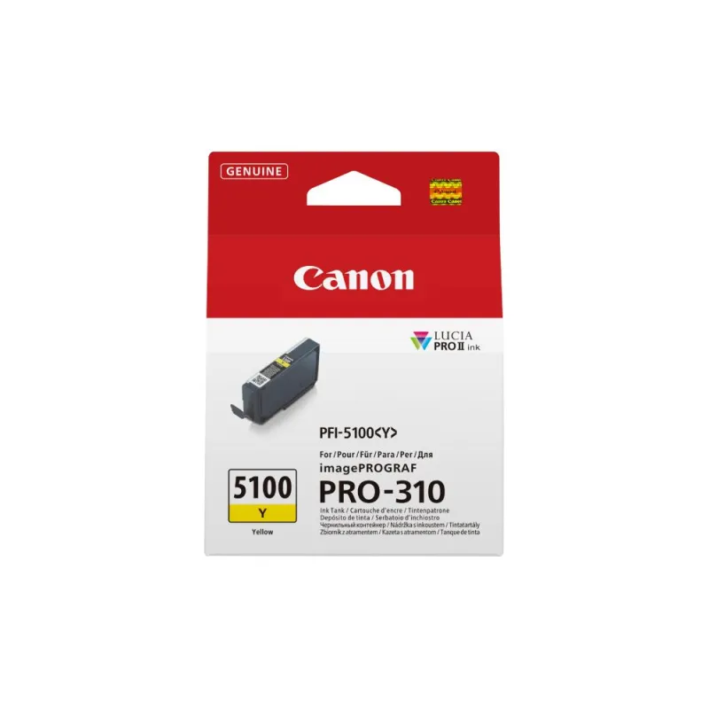 Γνήσιο μελάνι Canon PFI-5100 Yellow (6955C001)